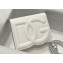 Dolce & Gabbana Calfskin Logo crossbody bag White