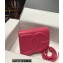 Dolce & Gabbana Calfskin Logo crossbody bag Fuchsia