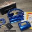 Dolce & Gabbana Small patent leather shoulder bag Blue with DG fastening