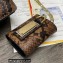 Dolce & Gabbana Small leather shoulder bag with DG fastening Python Print Brown