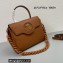 Versace La Medusa Medium Handbag 307 Caramel