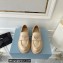 Prada Chocolate brushed leather loafers 1D246M Beige