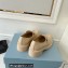 Prada Chocolate brushed leather loafers 1D246M Beige
