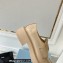 Prada Chocolate brushed leather loafers 1D246M Beige