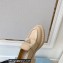 Prada Chocolate brushed leather loafers 1D246M Beige