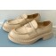 Prada Chocolate brushed leather loafers 1D246M Beige