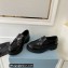 Prada Chocolate brushed leather loafers 1D246M Black