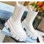 Prada Monolith Brushed leather boots 1U749M White 2022