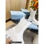 Prada Monolith Brushed leather boots 1U749M White 2022