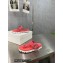 Prada metal buckle Rubber flip-flops Sandals Pink 2022