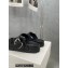 Prada metal buckle Rubber flip-flops Sandals Black 2022