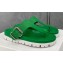 Prada metal buckle Rubber flip-flops Sandals Green 2022