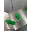 Prada metal buckle Rubber flip-flops Sandals Green 2022