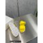 Prada metal buckle Rubber Open Toe Sandals Yellow 2022