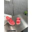 Prada metal buckle Rubber Open Toe Sandals Pink 2022