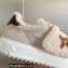 Louis Vuitton Suede calf leather and shearling Time Out Sneakers Nude 2022