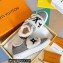 Louis Vuitton Suede calf leather and shearling Time Out Sneakers Gray 2022