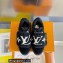 Louis Vuitton Suede calf leather and shearling Time Out Sneakers Black 2022
