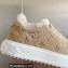 Louis Vuitton Monogram-embossed suede calf leather and shearling Time Out Sneakers Nude 2022