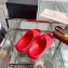 Versace Medusa Dimension Slides Red 2022