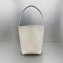The Row Medium N/S Park Tote Bag in Grained Leather 1822 White