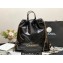 Chanel Calfskin CHANEL 22 Large Back Pack Bag AS3313 Black/Gold 2022