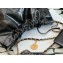 Chanel Calfskin CHANEL 22 Large Handbag AS3262 Black/Lacquered Metal 2022
