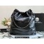 Chanel Calfskin CHANEL 22 Large Handbag AS3262 Black/Silver 2022