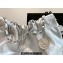 Chanel Calfskin CHANEL 22 Small Handbag AS3260 Metallic Silver 2022