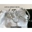 Chanel Calfskin CHANEL 22 Medium Handbag AS3261 Metallic Silver 2022