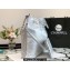 Chanel Calfskin CHANEL 22 Medium Handbag AS3261 Metallic Silver 2022