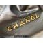 Chanel Calfskin CHANEL 22 Small Handbag AS3260 Metallic Silver Gray 2022