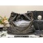 Chanel Calfskin CHANEL 22 Medium Handbag AS3261 Metallic Silver Gray 2022