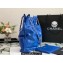 Chanel Calfskin CHANEL 22 Medium Handbag AS3261 Blue/Silver 2022
