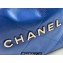 Chanel Calfskin CHANEL 22 Medium Handbag AS3261 Blue/Silver 2022