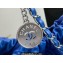 Chanel Calfskin CHANEL 22 Medium Handbag AS3261 Blue/Silver 2022