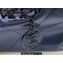Chanel Calfskin CHANEL 22 Medium Handbag AS3261 Metallic Navy Blue 2022
