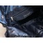 Chanel Calfskin CHANEL 22 Medium Handbag AS3261 Metallic Navy Blue 2022
