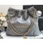 Chanel Calfskin CHANEL 22 Small Handbag AS3260 Gray/Gold 2022