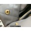 Chanel Calfskin CHANEL 22 Small Handbag AS3260 Gray/Gold 2022
