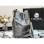 Chanel Calfskin CHANEL 22 Small Handbag AS3260 Gray/Gold 2022