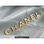 Chanel Calfskin CHANEL 22 Medium Handbag AS3261 Gray/Gold 2022