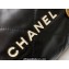 Chanel Calfskin CHANEL 22 Small Handbag AS3260 Black/Lacquered Metal 2022