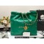 Chanel Calfskin CHANEL 22 Small Handbag AS3260 Green/Gold 2022