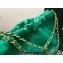 Chanel Calfskin CHANEL 22 Medium Handbag AS3261 Green/Gold 2022