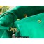 Chanel Calfskin CHANEL 22 Medium Handbag AS3261 Green/Gold 2022
