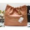 Chanel Calfskin CHANEL 22 Medium Handbag AS3261 Brown/Gold 2022
