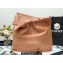 Chanel Calfskin CHANEL 22 Medium Handbag AS3261 Brown/Gold 2022