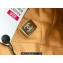 Chanel Calfskin CHANEL 22 Medium Handbag AS3261 Brown/Gold 2022