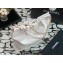 Chanel Calfskin CHANEL 22 Medium Handbag AS3261 White/Gold 2022